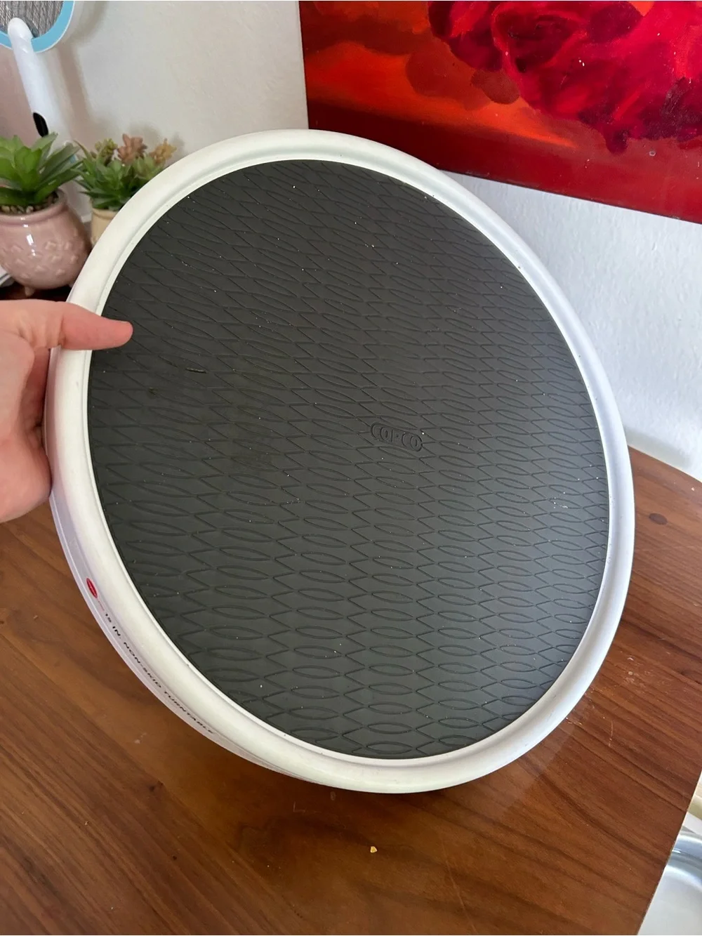 Set of 2) 15” Lazy Susan Turntables
